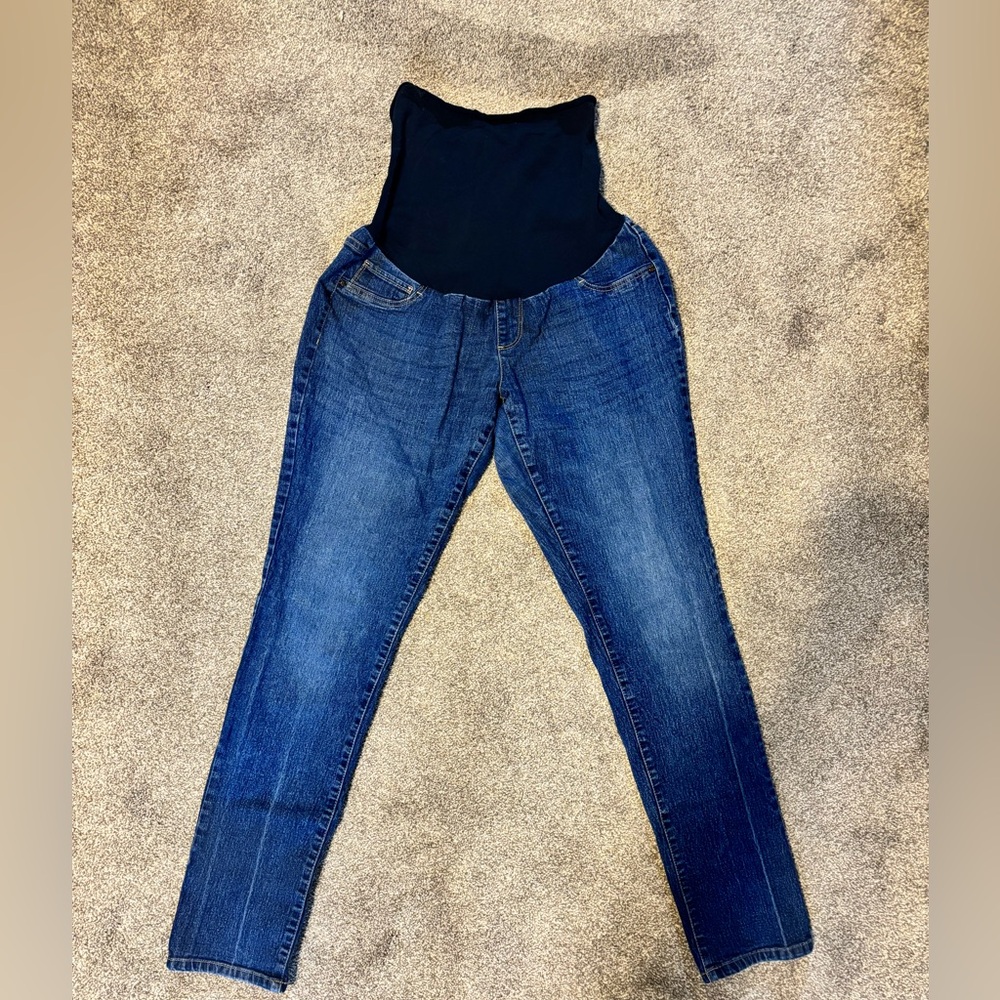 Motherhood Blue Maternity Jeggings